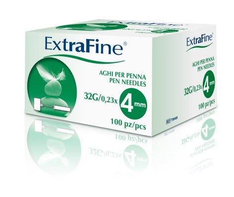 Ago Extrafine Gauge 32 4mm 100 Pezzi  - 1