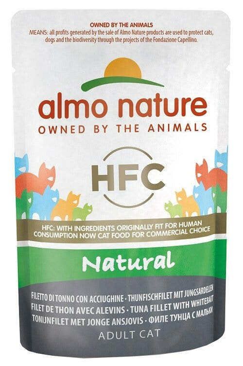 Almo Nature HFC Natural Cibo Umido Tonno E Acciughe Per Gatti Adulti Bustina 55g-2