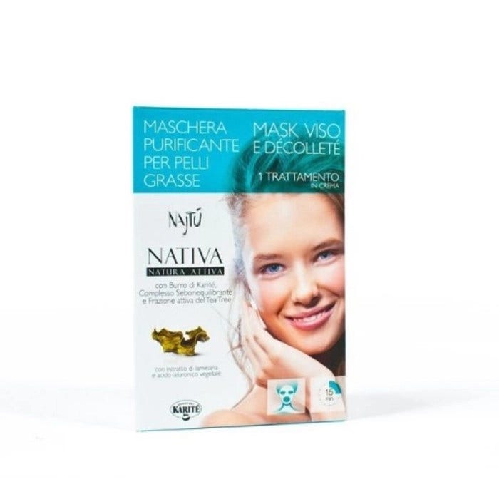 Najtu Maschera Purificante Pelli Grasse Monodose 15ml-1