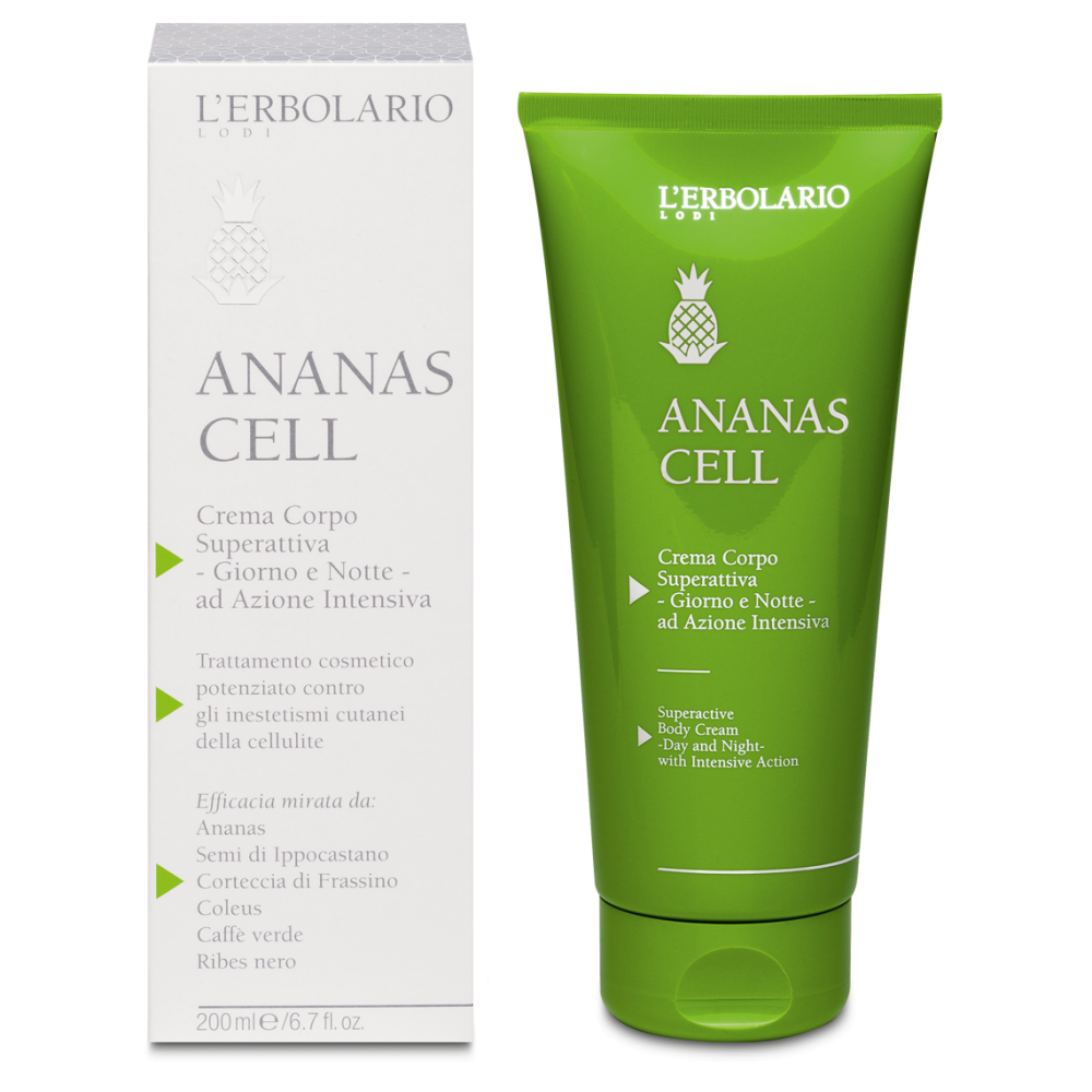L'Erbolario Crema Corpo Superattiva Giorno E Notte Ananas Cell 200ml-1