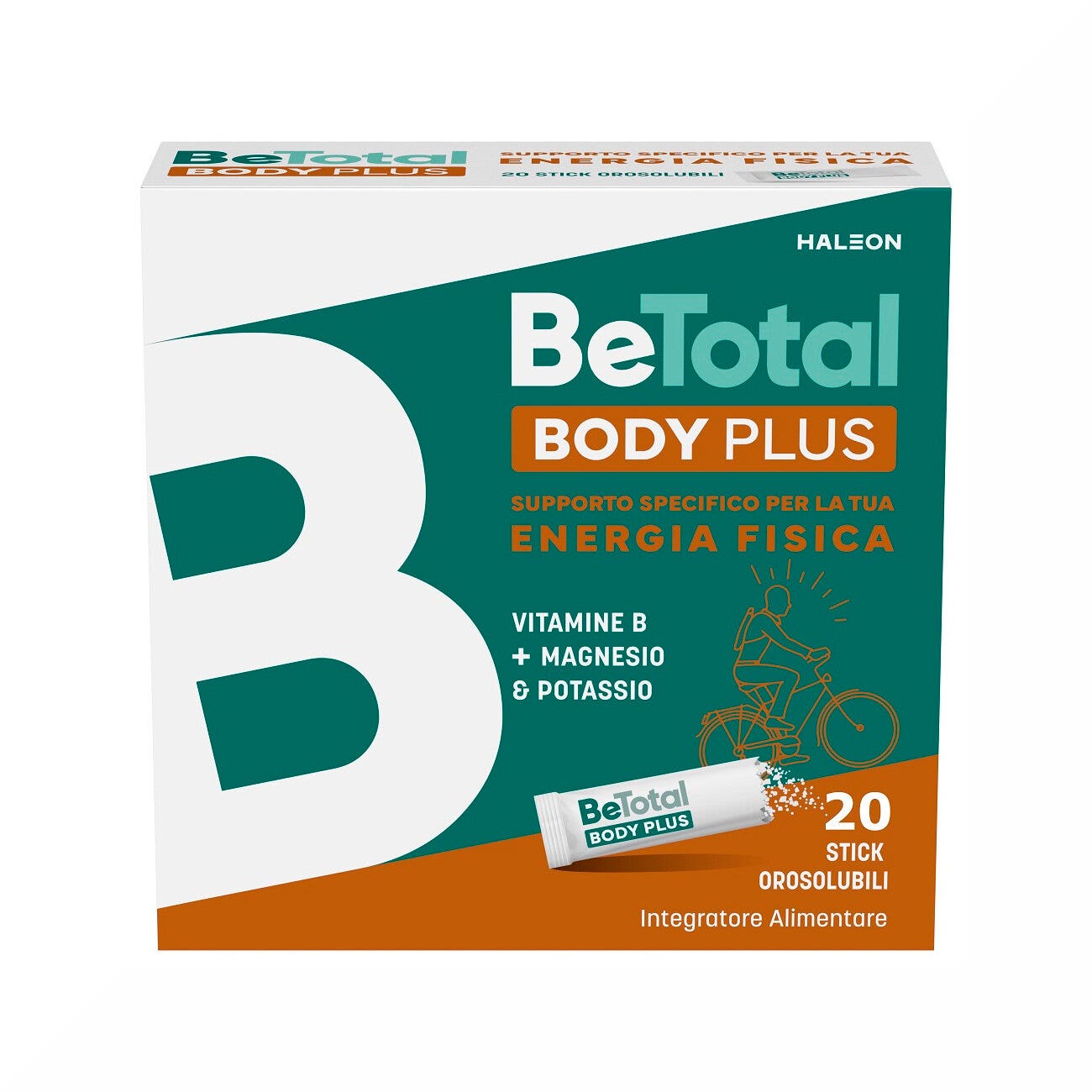 Be-Total Body Plus: Integratore Magnesio, Potassio e Vitamina B - 20 Bustine-1