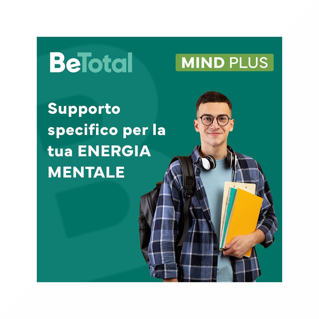 Be-Total Mind Plus Integratore Alimentare Vitamina B Fosfoserina Glutammina Stanchezza Mentale 20 Bustine-3