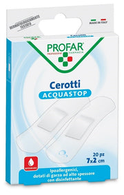 Cerotto Acquastop Medi 7x2 cm Profar 20 Pezzi-0