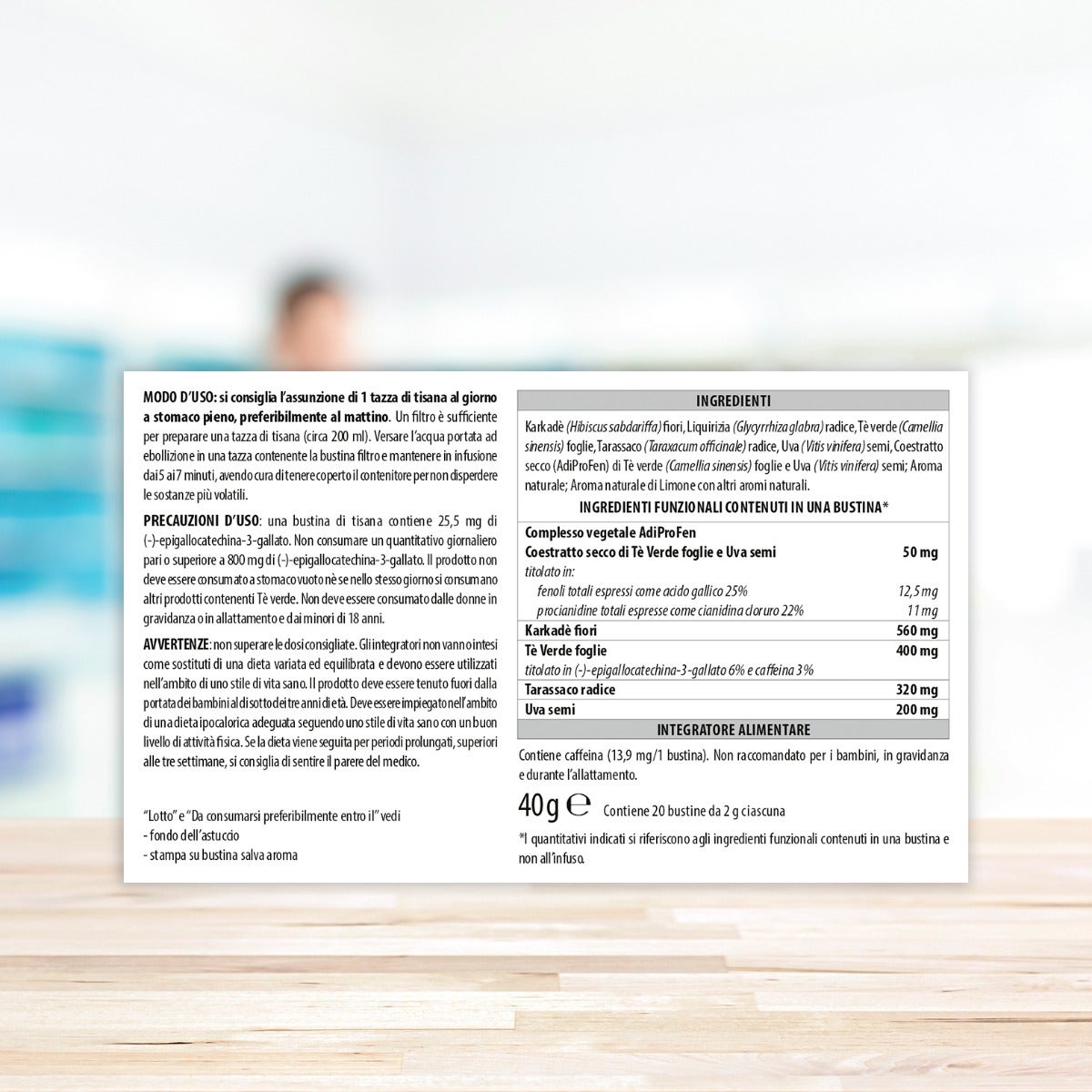 Aboca Adiprox Fitomagra Tisana 20 Buste-7