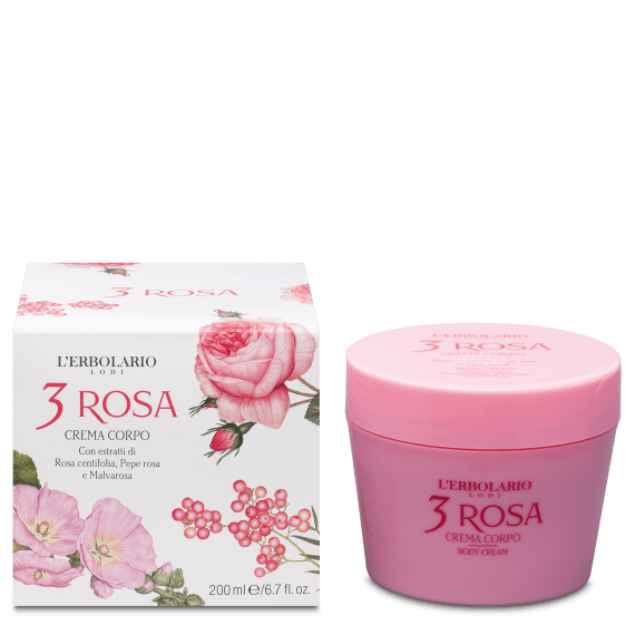 L'Erbolario Crema Corpo 3 Rosa 200ml-2