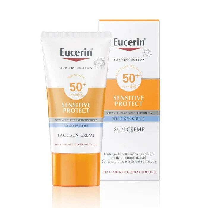 Eucerin Sun crema sun Viso SFP 50+ Pelle Normale a Secca 50 ml-1