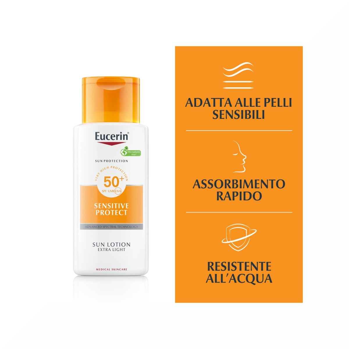 Eucerin Sunsensitive Protect Sun Lotion Extra Light SPF 50+ crema sun 150ml-11