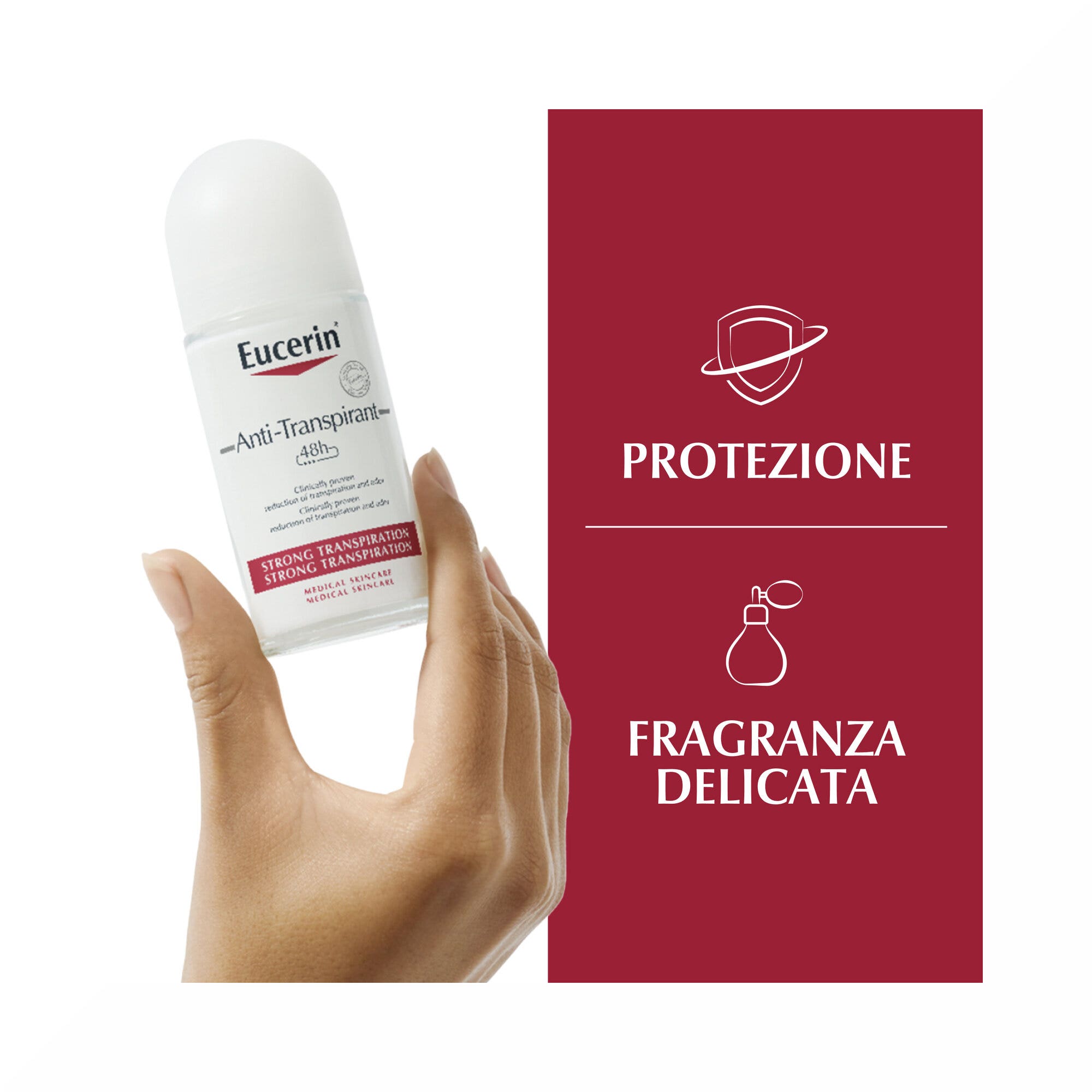Eucerin Deodorante Antitraspirante Roll-On Con Profumo 50ml-3