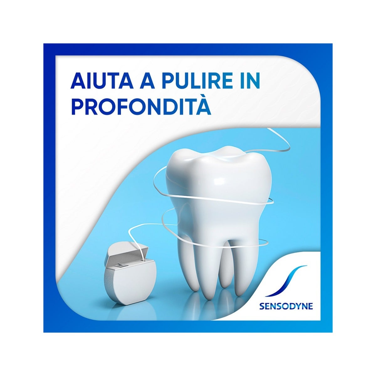 Sensodyne Filo Interdentale Cerato Con Fluoro Gusto Menta Fresca 30m-3