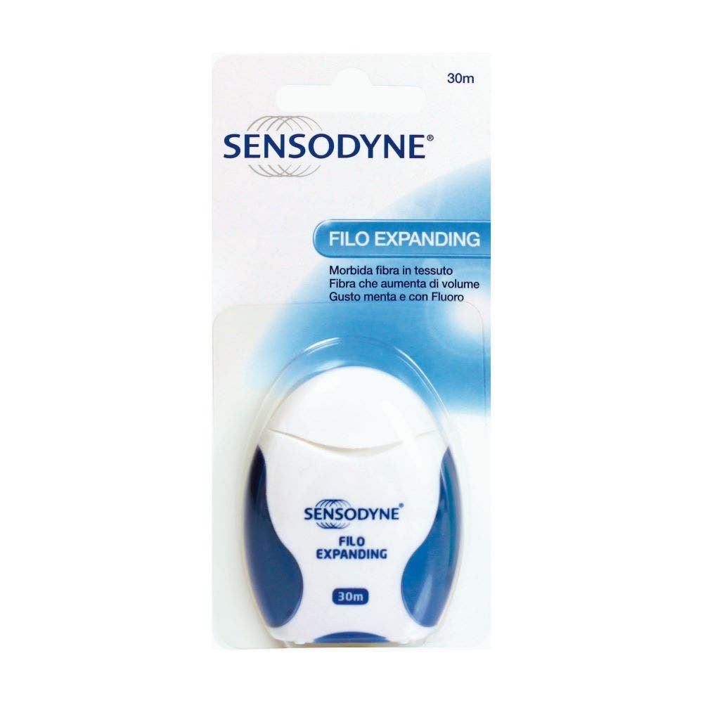 Sensodyne Filo Interdentale Expanding Con Fluoro Gusto Menta 30m-2