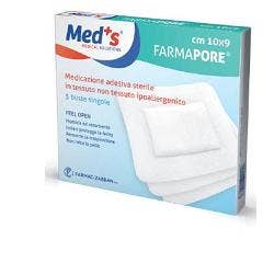Medicazione Adesiva Meds 10x30 cm 3 Pezzi-0