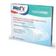 Meds Pore Medicazione Adesiva Impermeabile 10x15cm 5 Pezzi-2