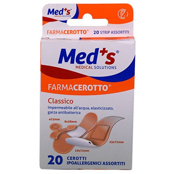 Med's Cerotto Classico Poliuretano Ipoallergenico 20 Pezzi Misura Assortita-2