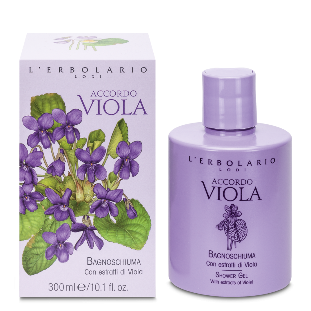 L'Erbolario Bagnoschiuma Accordo Viola Detergente Corpo 300ml-2