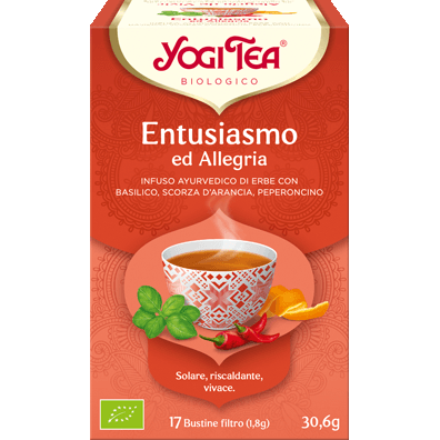 Yogi Tea Entusiasmo Ed Allegria Tisana Bio 17 Filtri 30,6g-1