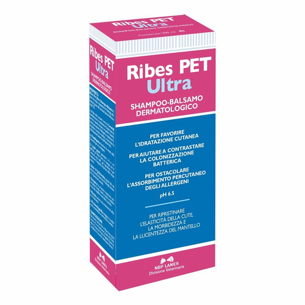 Ribes Pet Ultra Shampoo Balsamo Dermatologico Per Cani E Gatti 200ml-7