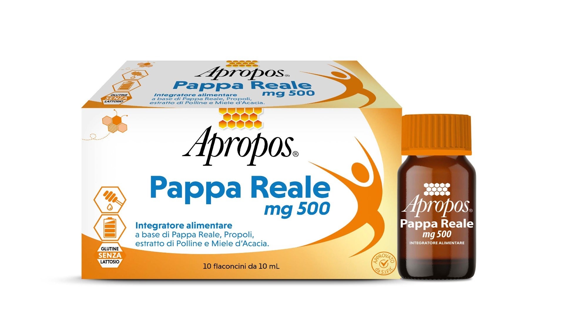 Apropos Pappa Reale 500mg 10 Flaconcini da 10ml-4