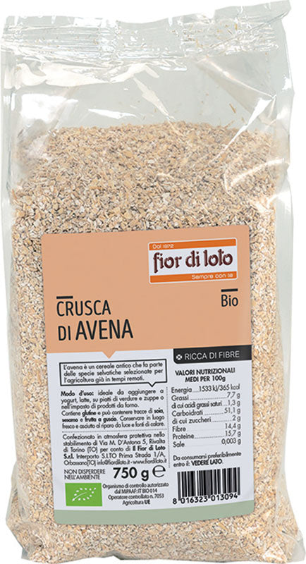 Fior Di Loto Crusca  Di Avena Bio 750g
