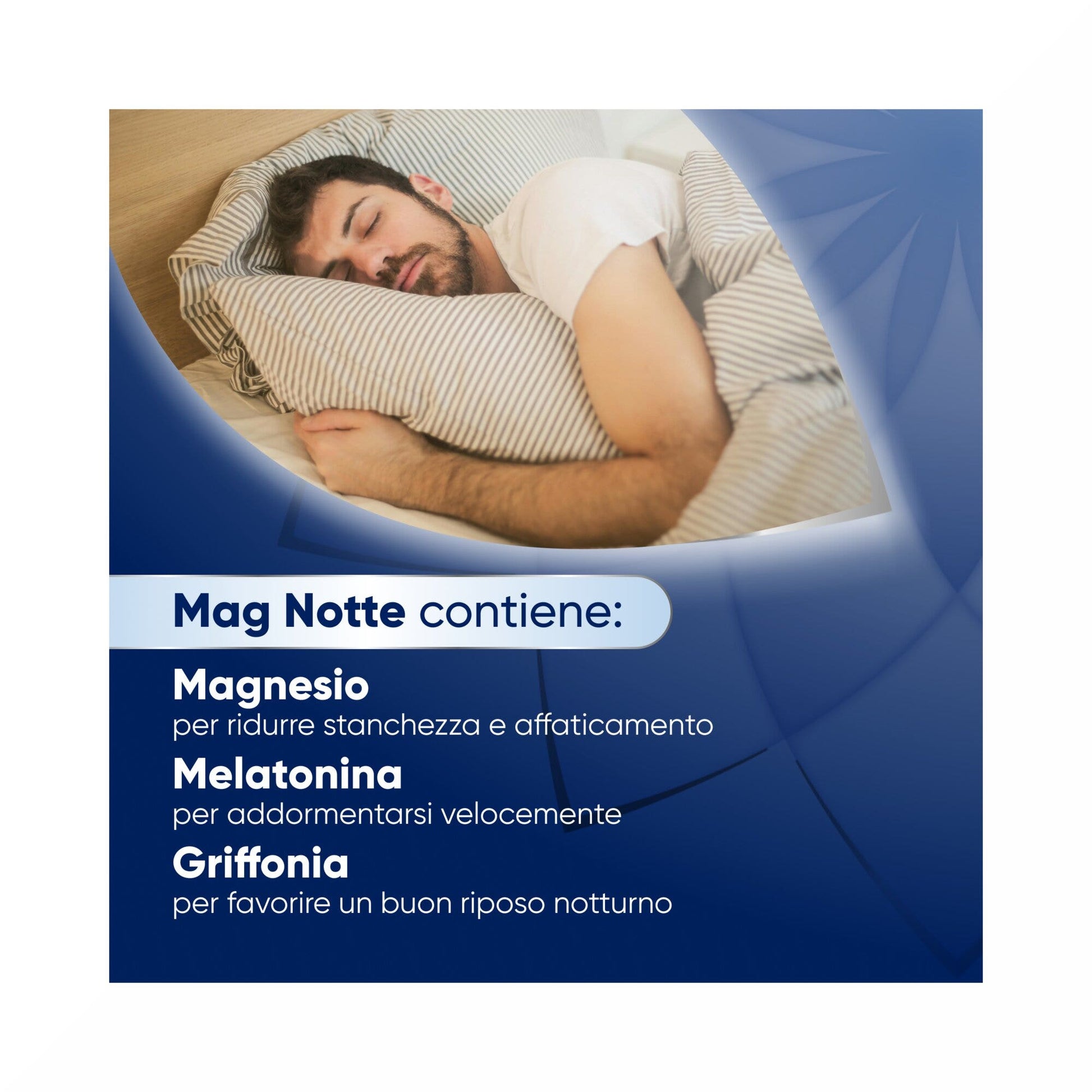Mag Notte Integratore a base di Melatonina, Magnesio e Griffonia Dormire Bene, Favorire Rilassamento e Qualità Sonno 24 bustine-19