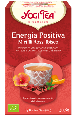 Yogi Tea Energia Positiva Mirtilli Rossi E Ibisco Bio 17 Bustine-1