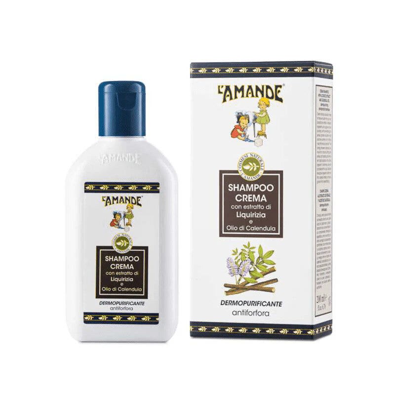 L'Amande Shampoo Crema Antiforfora Alla Liquirizia 200ml-1