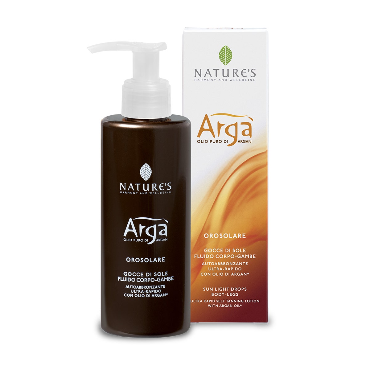 Nature's Argà Gocce Di Sole Corpo Fluido Autoabbronzante 125ml-3