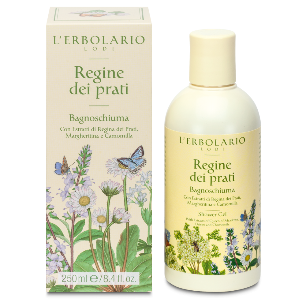 L'Erbolario Bagnoschiuma Regine Dei Prati Detergente Delicato Corpo 250ml-1