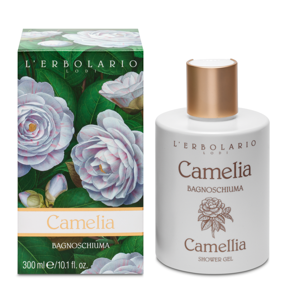 L'Erbolario Bagnoschiuma Camelia Profumo Appagante E Rinfrancante Detergente Corpo 300ml-2