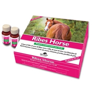 Nbf Lanes Ribes Horse Mangime Complementare Per Equini 30 Flaconcini Da 25ml-1