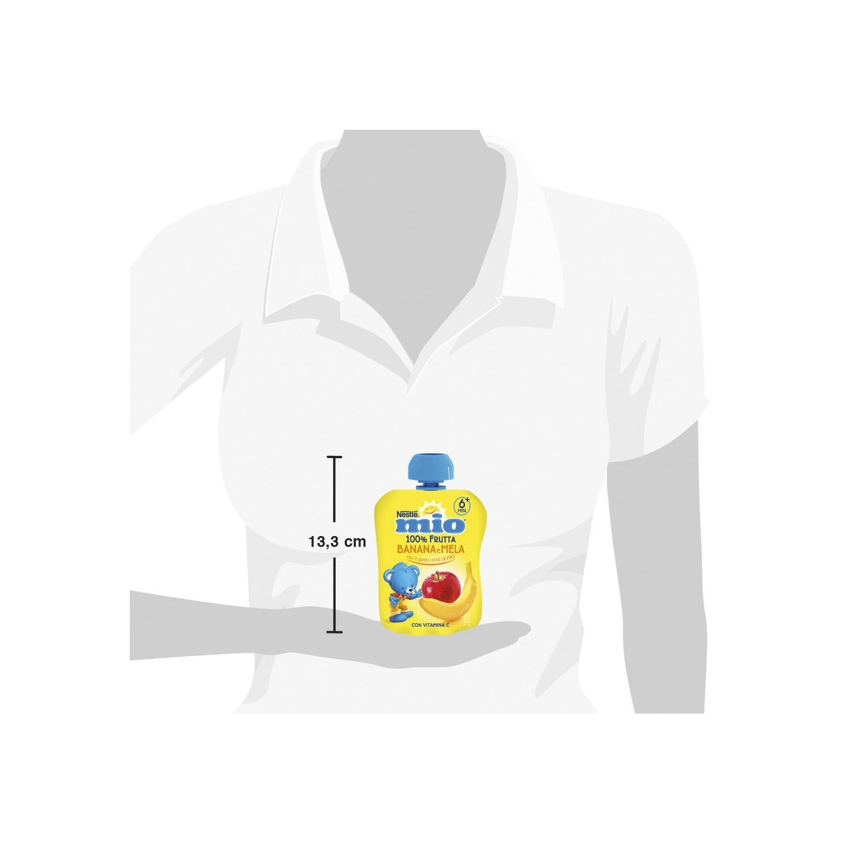 Nestlè Mio Merenda 100% Frutta Banana E Mela Da Spremere Pouch 90ml-5