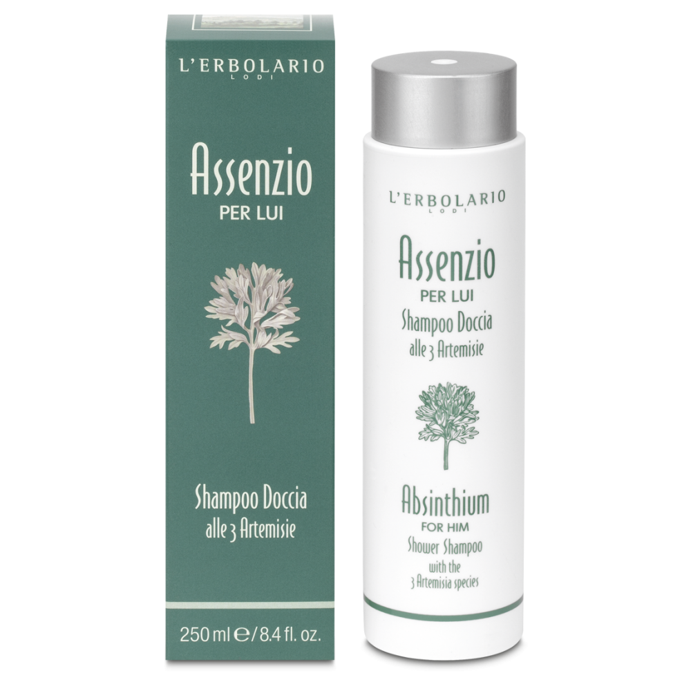 L'Erbolario Assenzio Per Lui Shampoo Doccia Fresco Detergente Corpo E Capelli 250ml-2