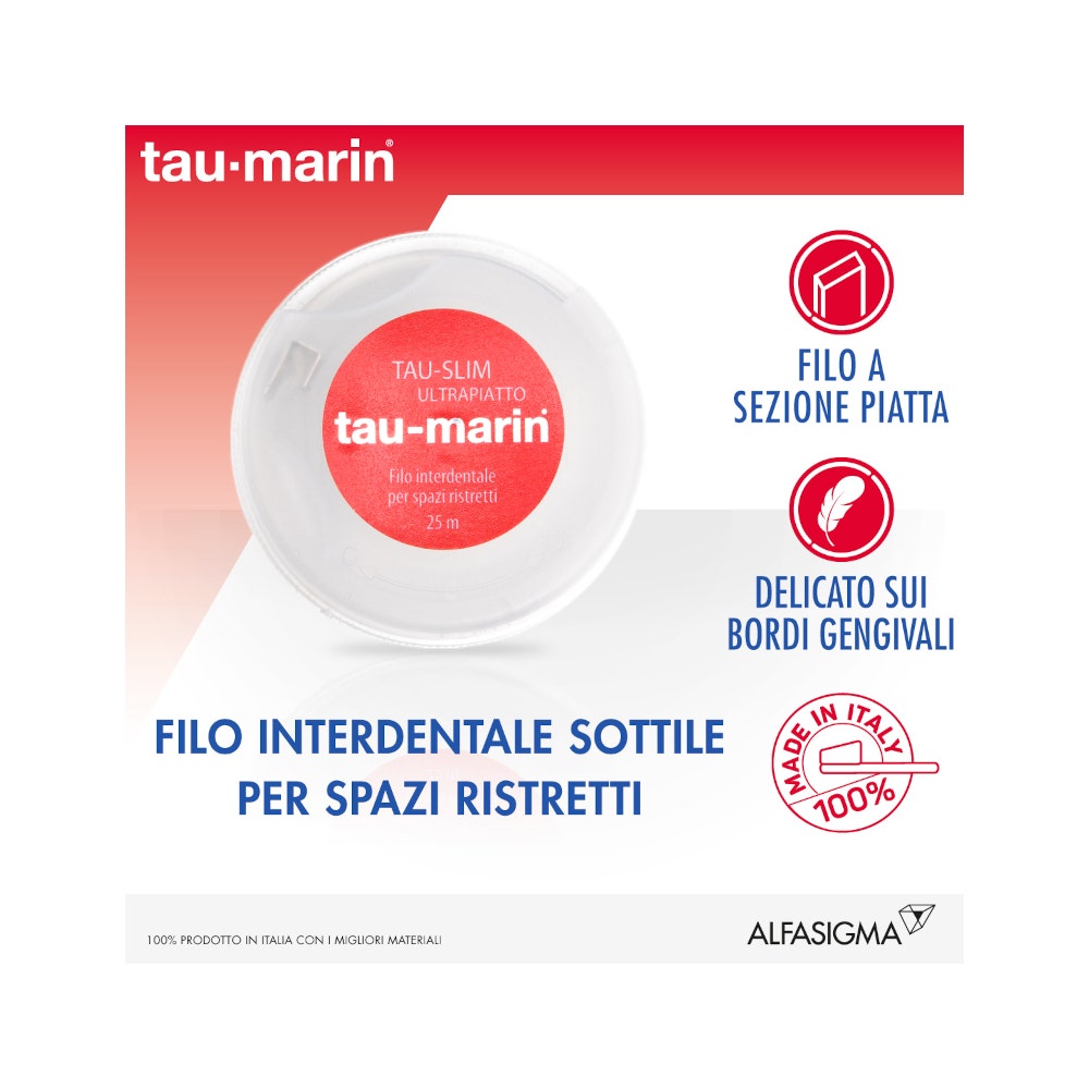 Taumarin Filo Interdentale Slim 25mt-8
