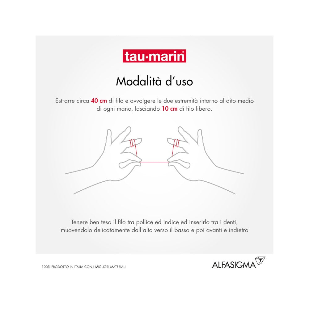 Taumarin Filo Interdentale Classico Non Cerato-12