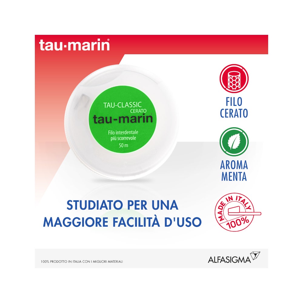 Taumarin Filo Interdentale Classico Cerato 50 Metri-13
