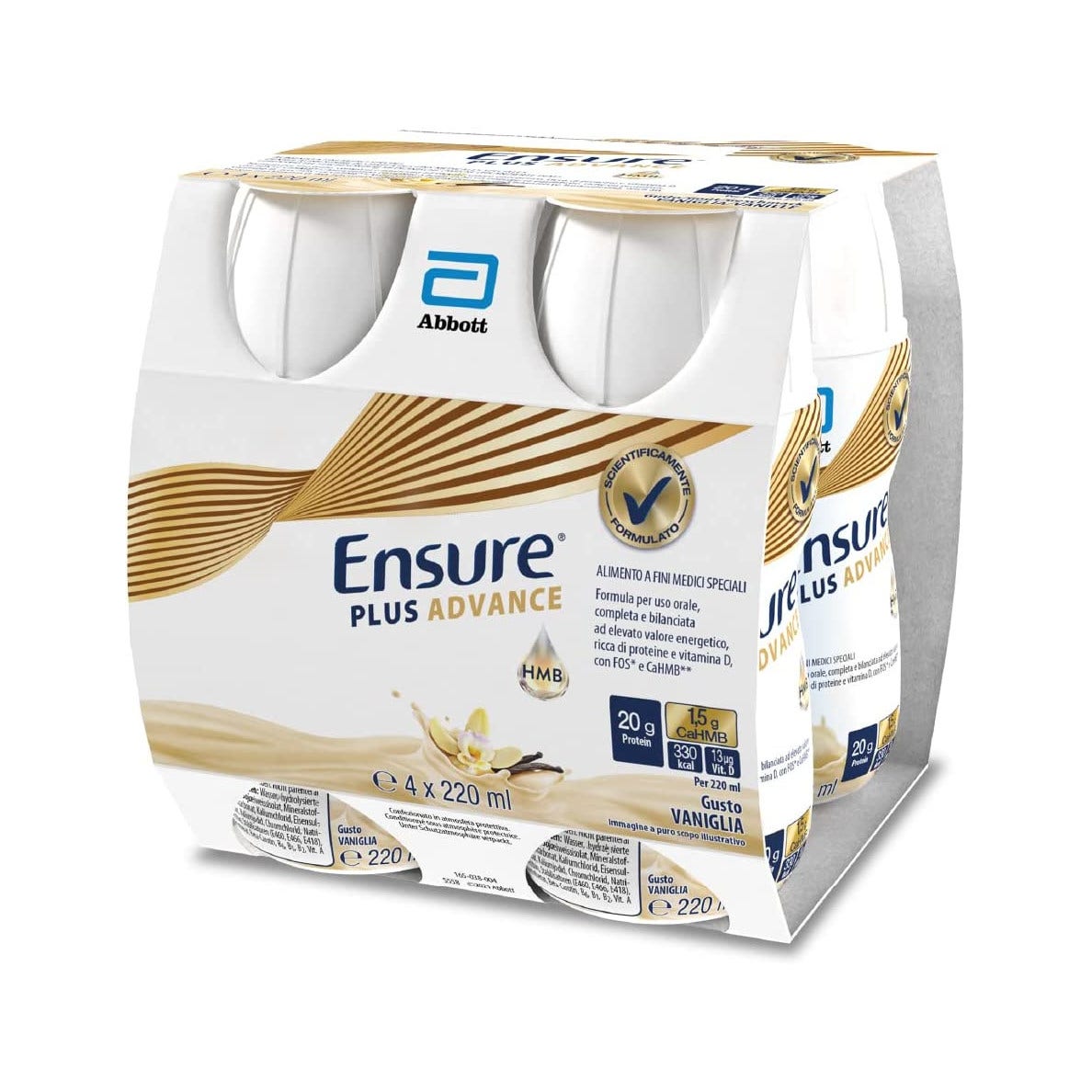 Ensure Plus Advance Vaniglia 4 X 220ml-9