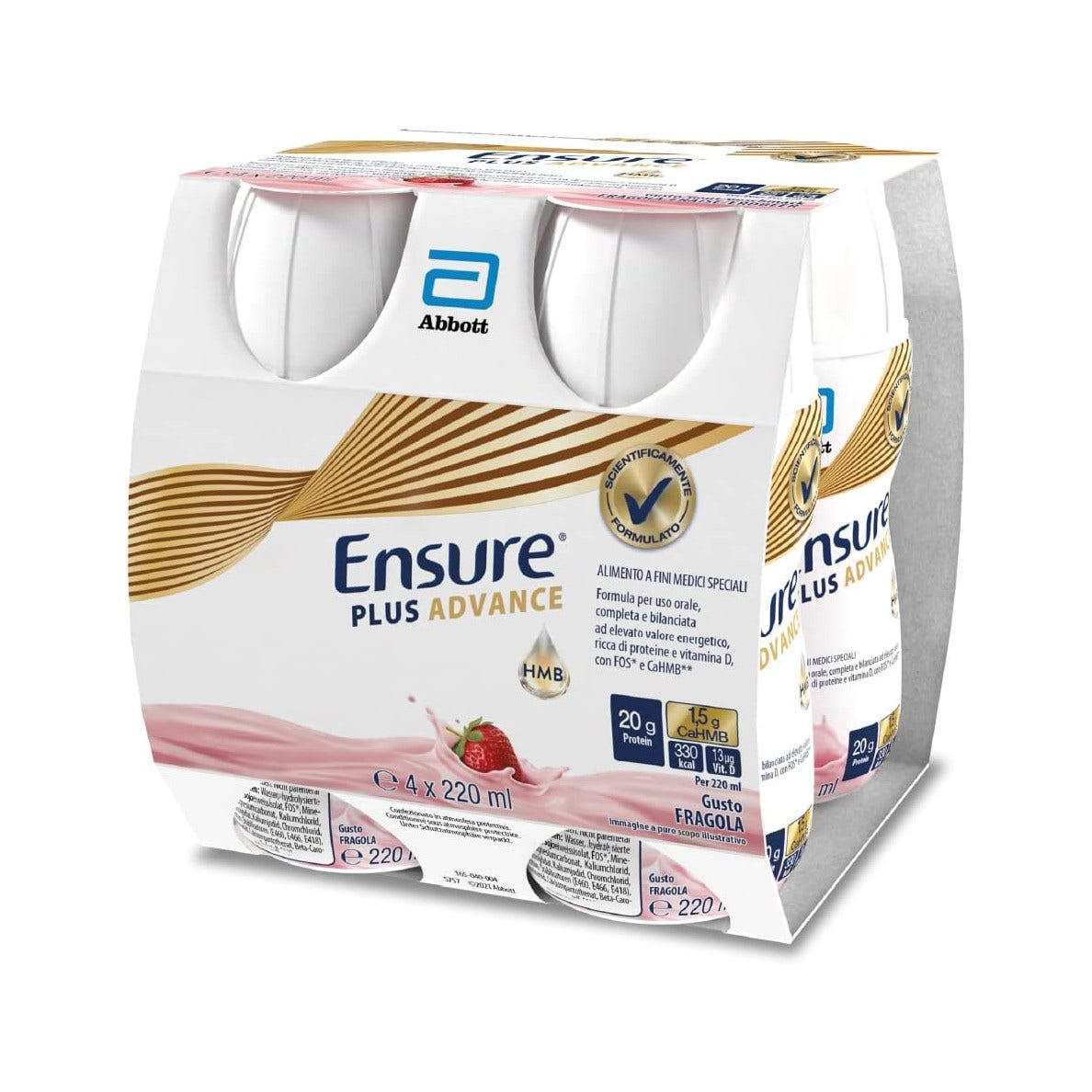 Ensure Plus Advance Fragola 4X220ml-3
