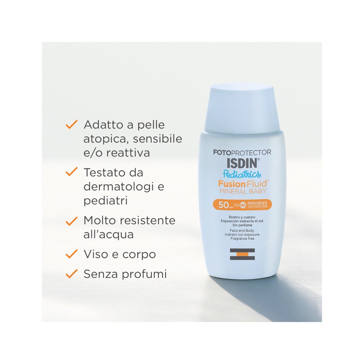 Isdin Fotoprotector Fusion Fluid Mineral Baby Pediatrics SPF50 50ml-7