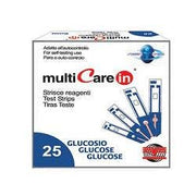 Multicare In Glucosio Strisce Misurazione Glicemia 25 Pezzi  - 1