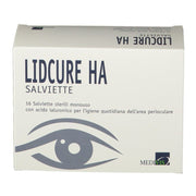 Lidcure Ha Salviettina Detergente Emolliente Lenitiva 16 Bustine