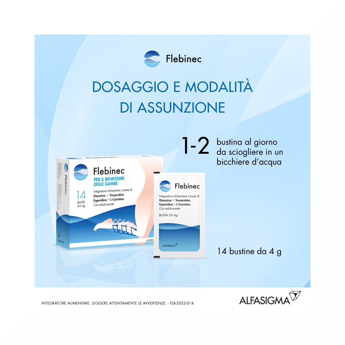 Flebinec 14 Bustine 4,0g-8