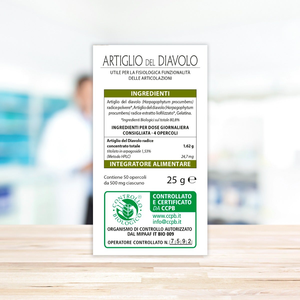 Artiglio Del Diavolo Concentrato Totale 50 Opercoli-7