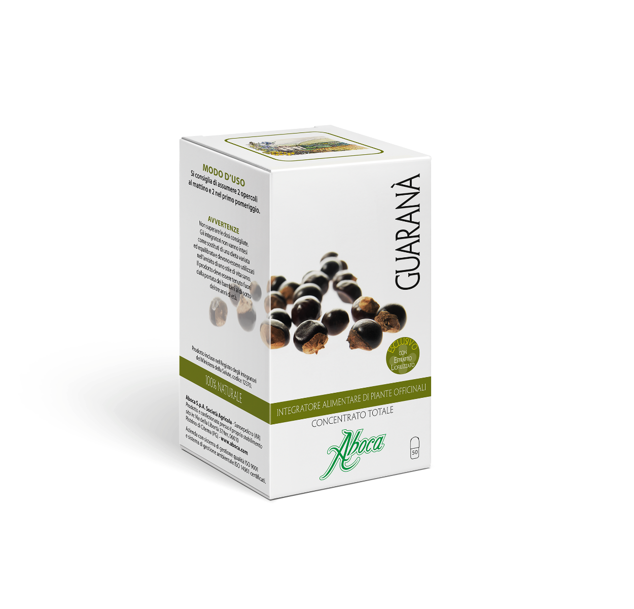 Aboca Guaranà Concentrato Totale 50 Opercoli-3