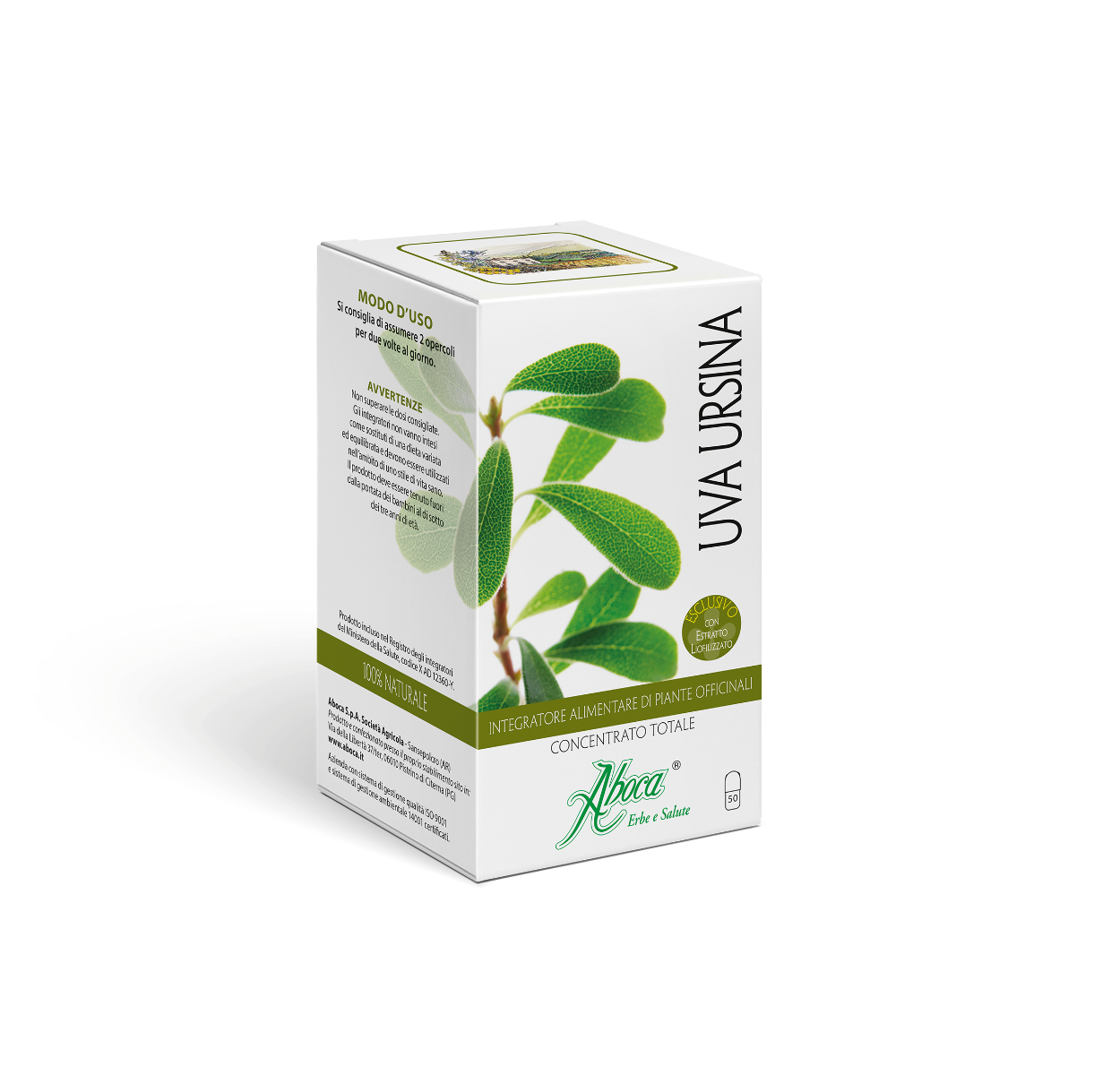 Aboca Uva Ursina Concentrato Totale 50 Opercoli-3