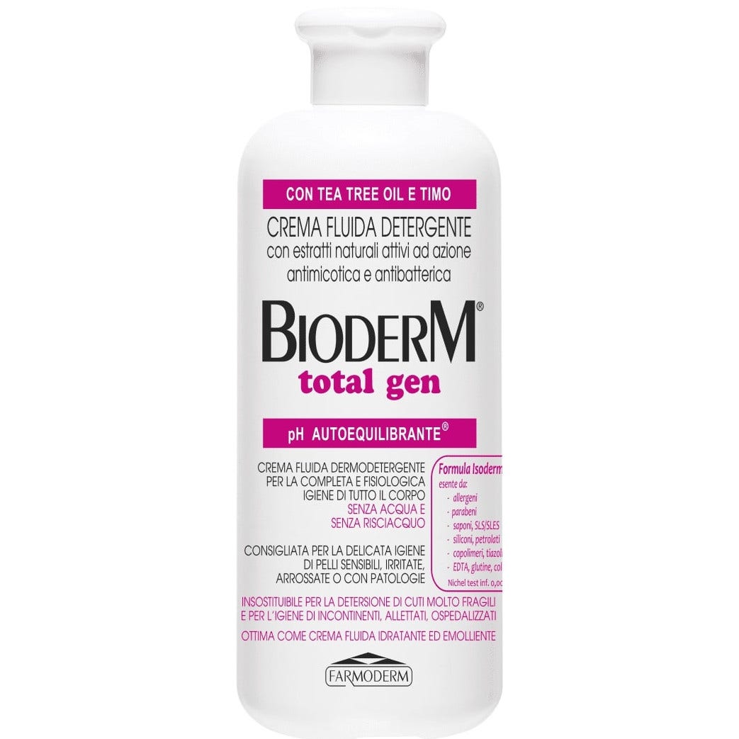 Bioderm Total Gen Crema Fluida Detergente Dermoprotettiva 500ml-1