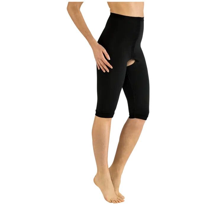 Pavis Wellness 370 Guaina Per Liposuzione Corta Con Allacciatura Nero Taglia XXL-1