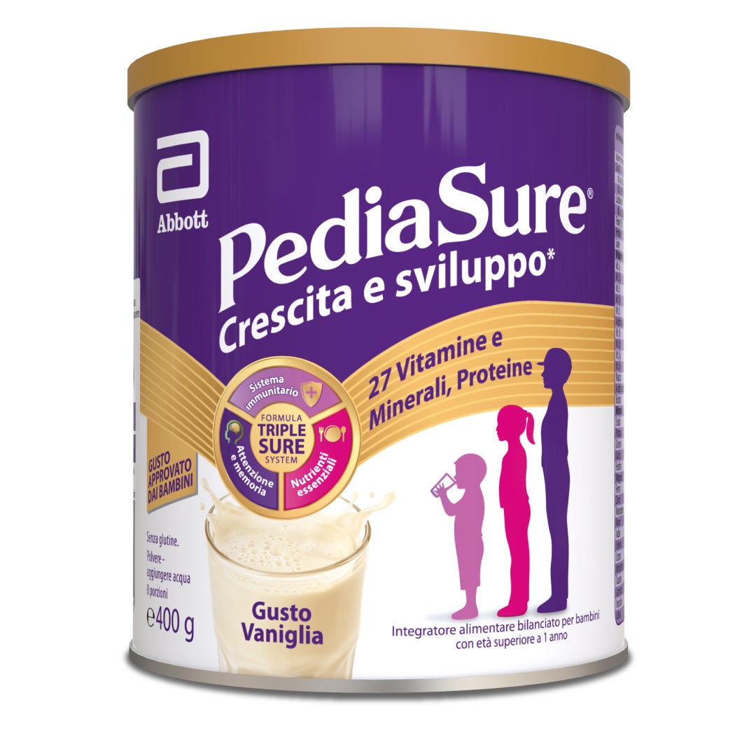 Pediasure Crescita & Sviluppo Rinforza Vaniglia 400g-8