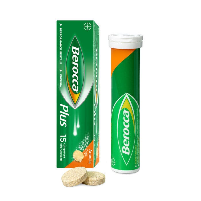 Berocca Plus Integratore Vitamine Minerali per Energia, Concentrazione, Memoria 15 Cpr Effervescenti-26