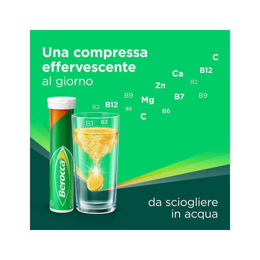 Berocca Plus Integratore Vitamine Minerali per Energia, Concentrazione, Memoria 15 Cpr Effervescenti-32