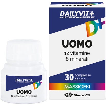 Massigen Dailyvit+ Uomo Multivitaminico E Multiminerale 30 Compresse Rivestite -2