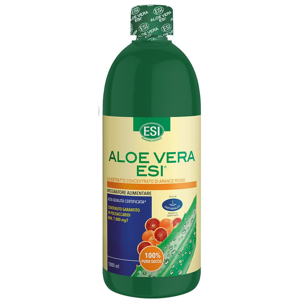 Esi Aloe Vera Succo Con Arancia Rossa 1000ml-1